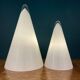 Cone table lamps Murano, Italy, 1970s, set of 2
