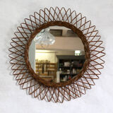 Rattan mirror - 29cm