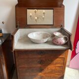 Commode de toilette dite chemin de fer