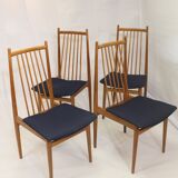 Set of 4 Scandinavian chairs year 70s