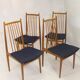 Set de 4 chaises scandinave années 70