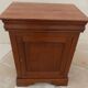 Large jam jar in solid cherry wood with its secret drawer and one door