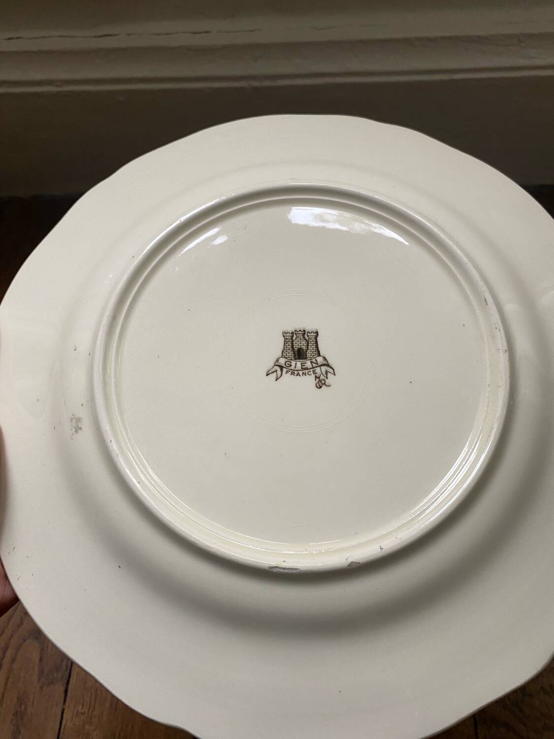 Woodcock plate from the Rambouillet de Gien series