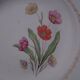 Hollow round dish and cake dish in Lunéville earthenware model Agnes
