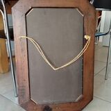 Octagonal mirror 73x48cm