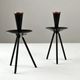 Group of 18 Small Candle Sticks by Gunnar Ander for Ystad-Metall, Sweden, 1950s/1960s