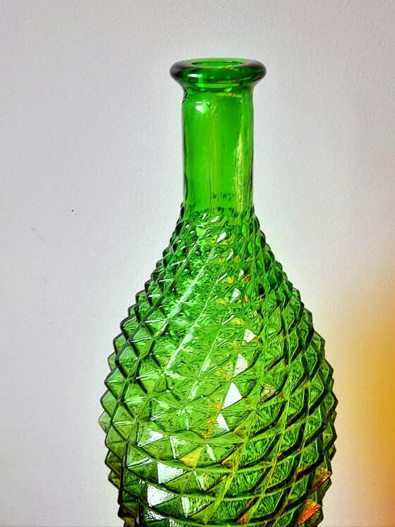 Italian Carafe Empoli green 1970