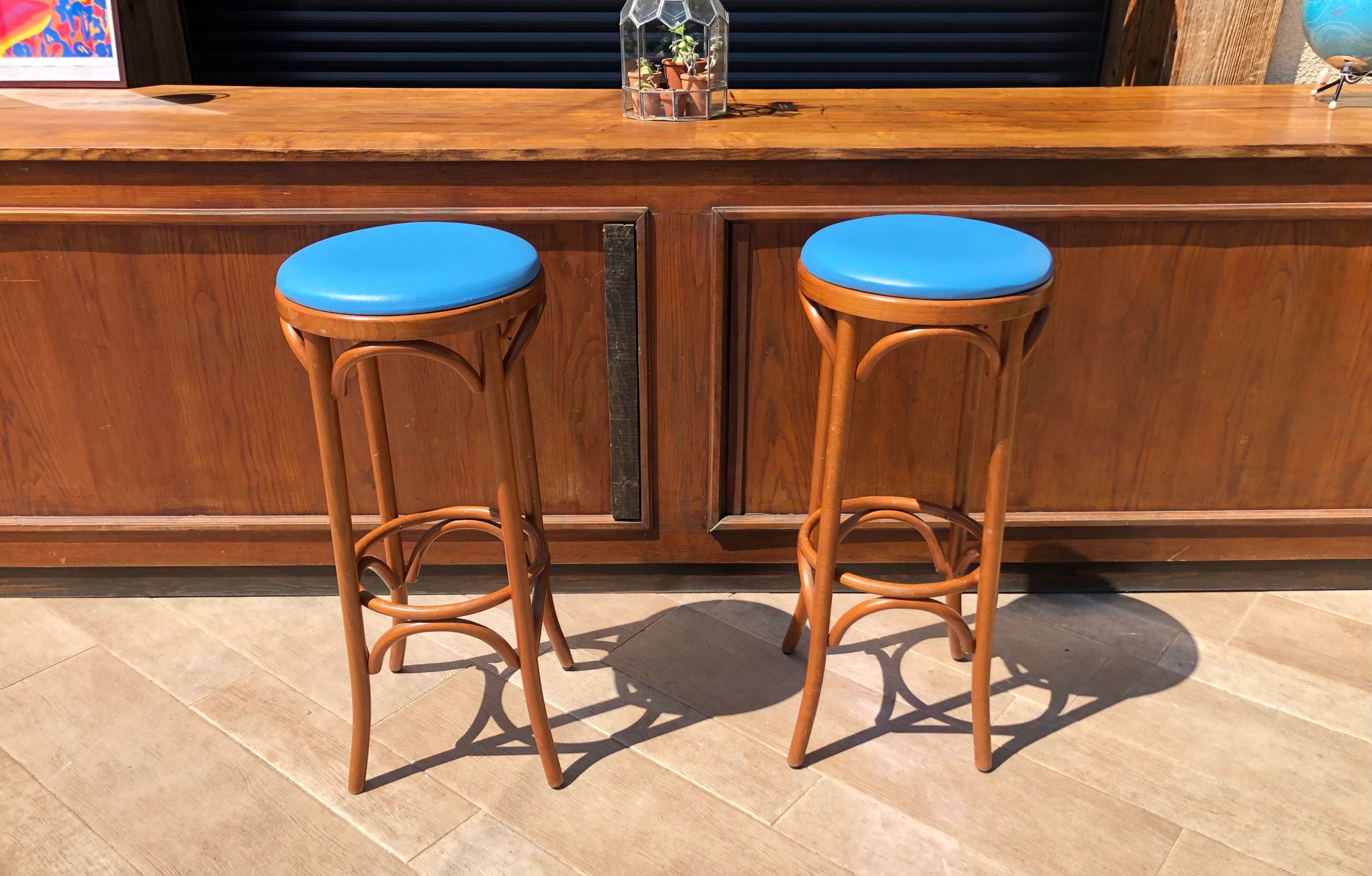 Pair of vintage bar stools
