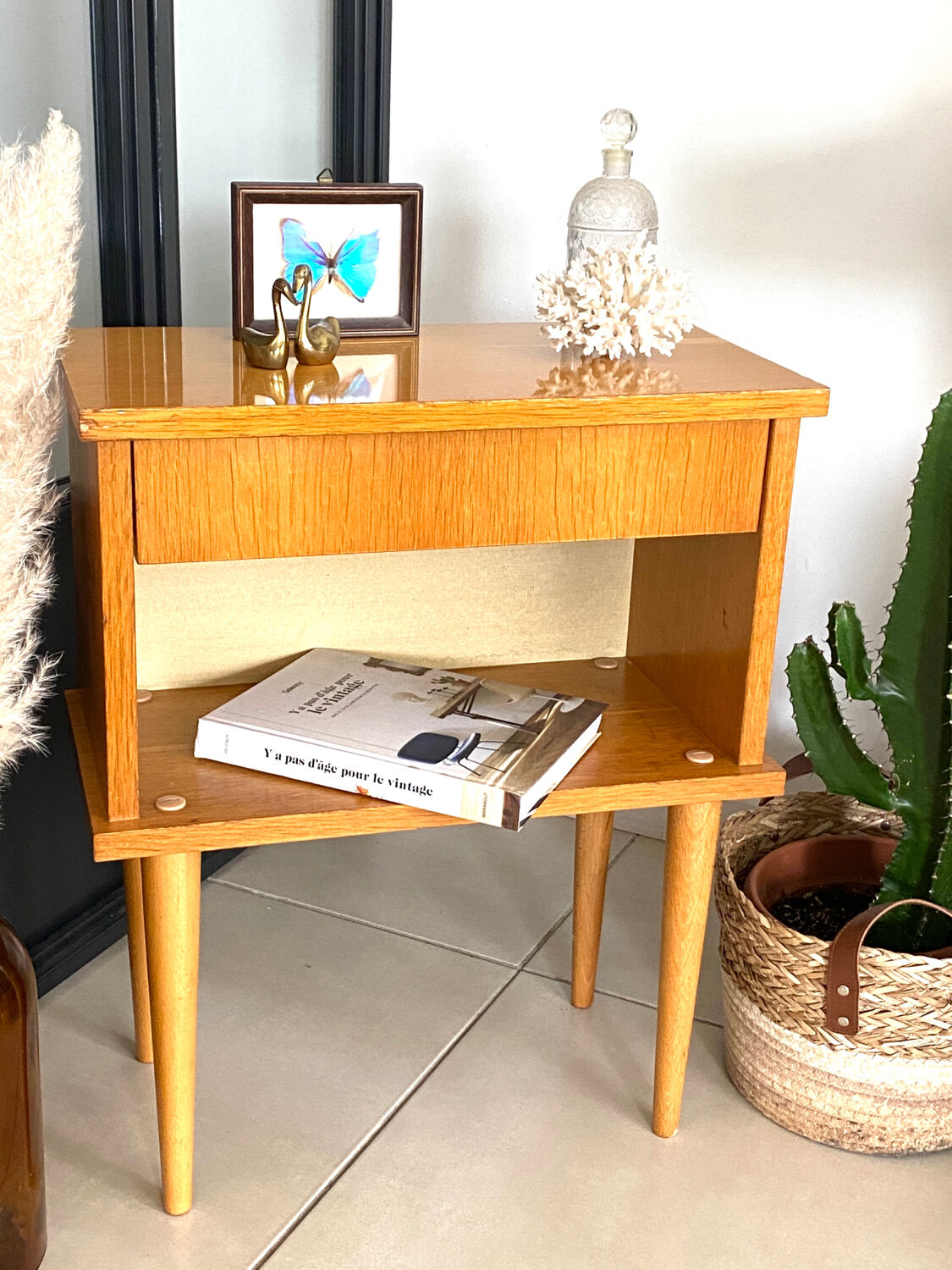 Table de chevet vintage