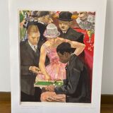 Lithograph signed Pierre Sicard