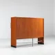 Erik Buch boomerang dry bar set in teak Dyrlund Denmark 1960