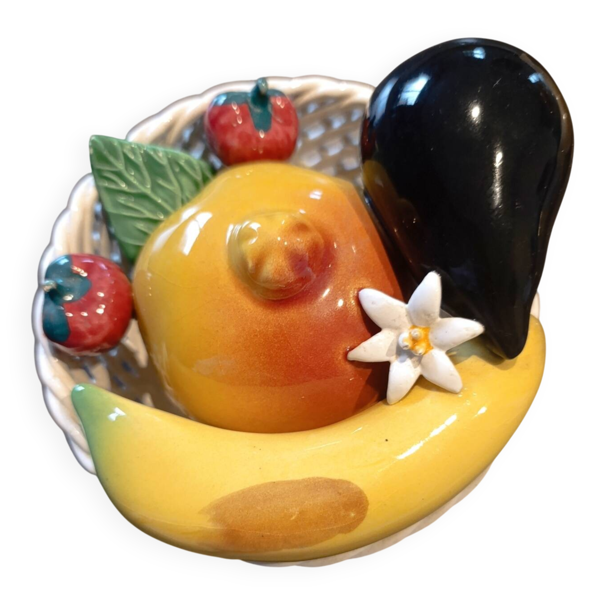 Ceramic fruit bowl