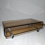 Vintage coffee table in plexiglas 1970