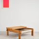 Large brutalist coffee table by Tage Poulsen, Denmark, 1960s.