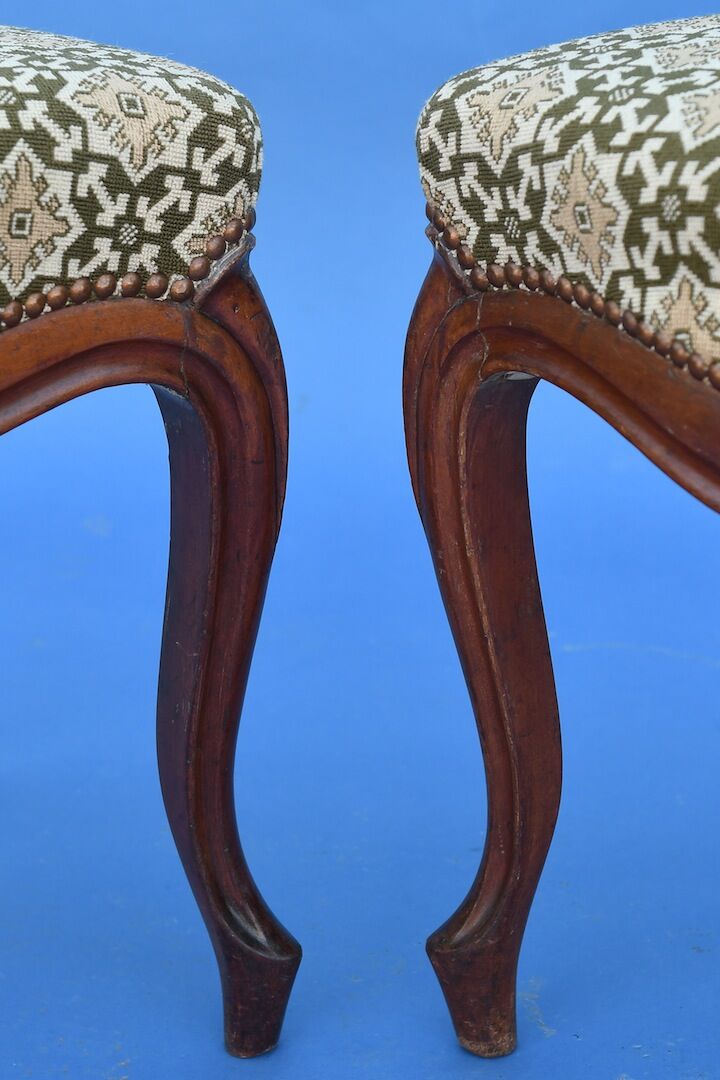 Pair of Louis Philippe style chairs