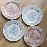 Set of mismatched plates