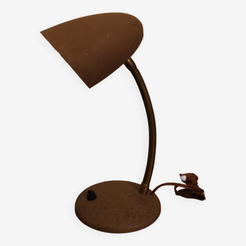 50's brown desk lamp