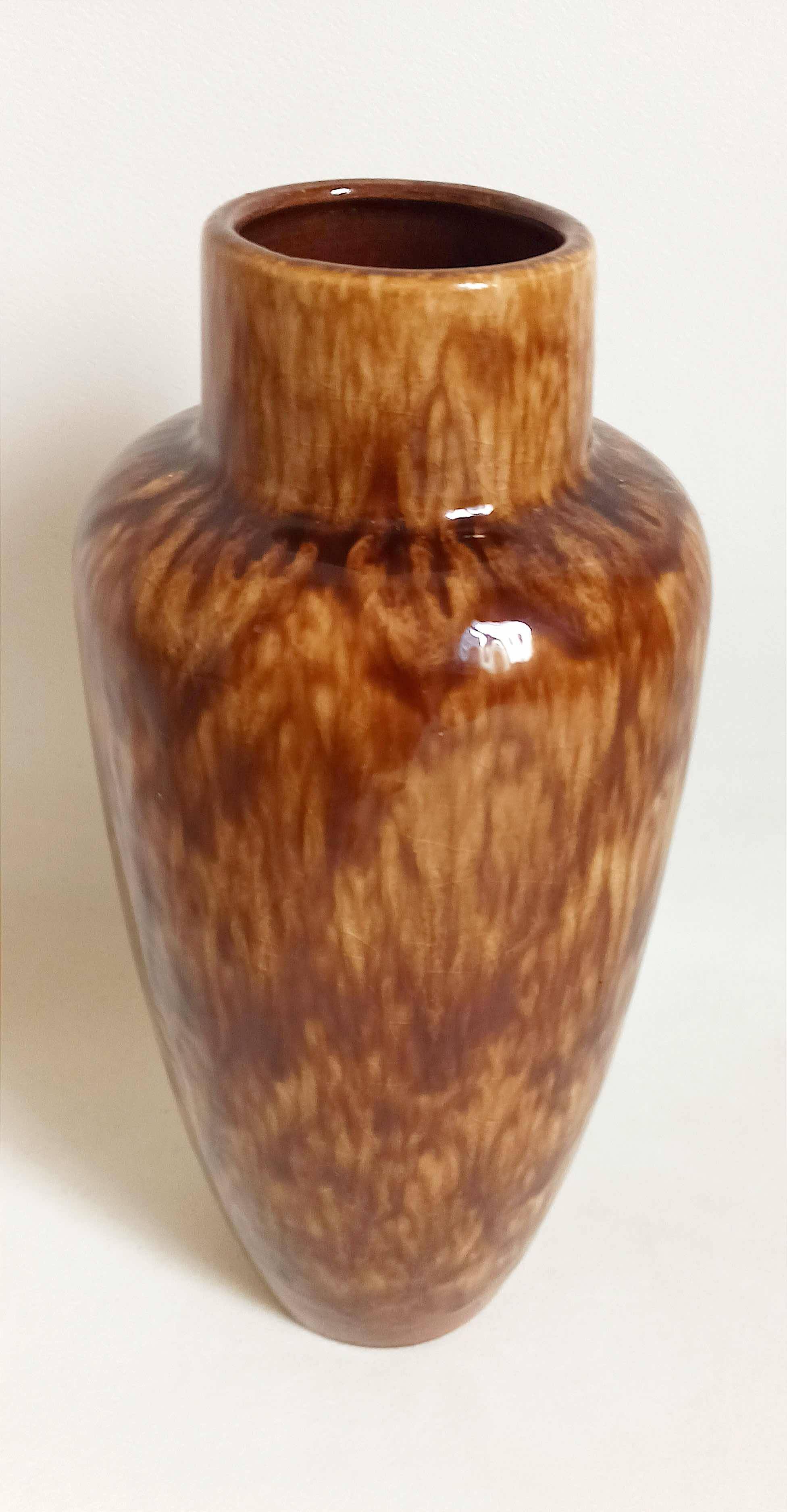 West Germany ceramic vase 1970s Height 30 cm
