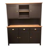 Black and wooden sideboard