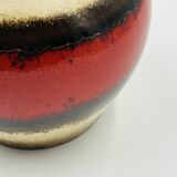 Scheurich vase 291 with red cabochons