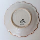 Spanish glazed stoneware talavera plate