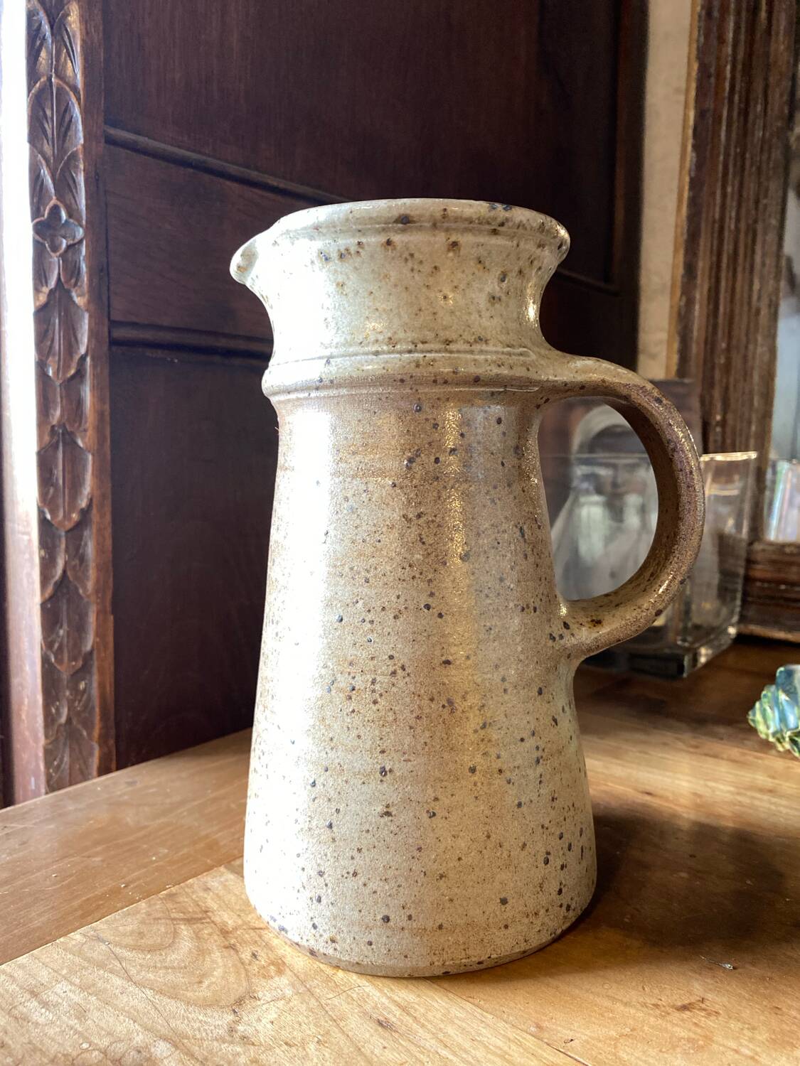 Jacques Villain stoneware pitcher