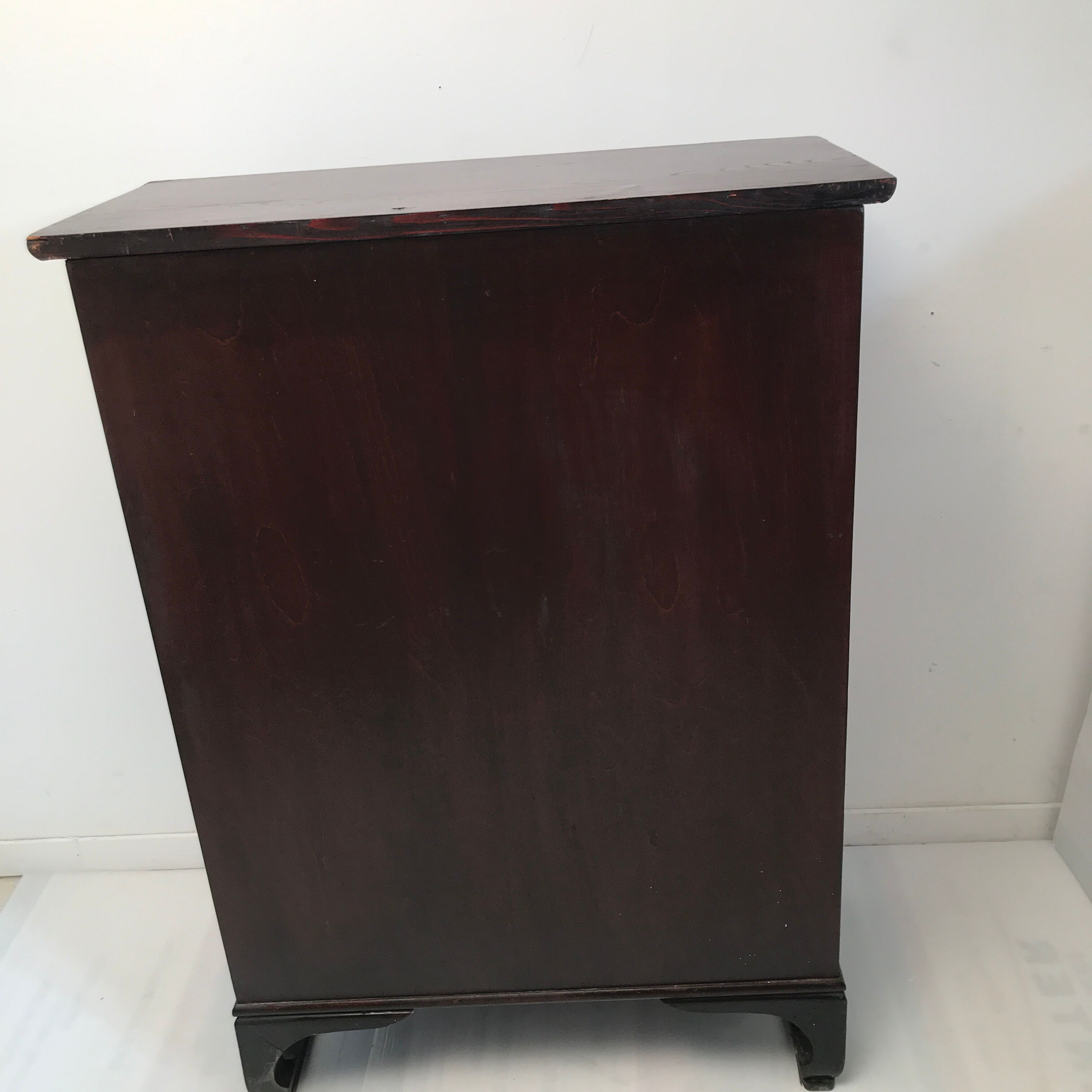 Furniture antique Korean storage box 1910 in wood and brass
