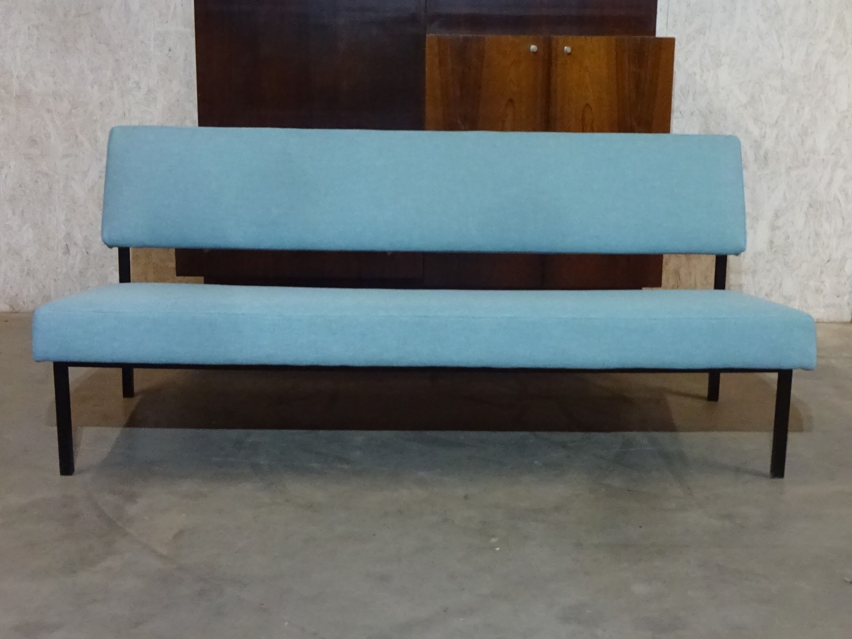 Dutch industrial lounge sofa attributed to Gijs Van Der Sluis for Van De Sluis Furniture, 1950