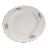 Plat de service vintage en porcelaine fine collection prestige