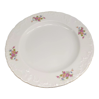 Plat de service vintage en porcelaine fine collection prestige