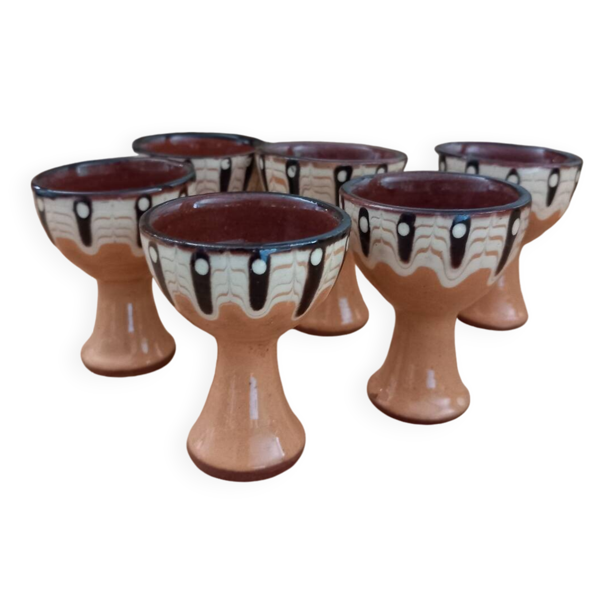 Lot de 6 Coquetiers