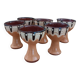 Lot de 6 Coquetiers