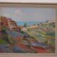 Original Swedish oil on panel – “Coastal Landscape” by Carl Deelsbo (1908–1982) – vintage & framed – 45.5 × 53.5 cm