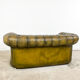 Old vintage leather chesterfield sofa