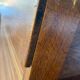 Vintage wooden cabinet / roller shutter cupboard / shelf