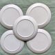 Lot of five flat sandstone plates