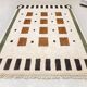 Moroccan wool rug, beni ouarain rug