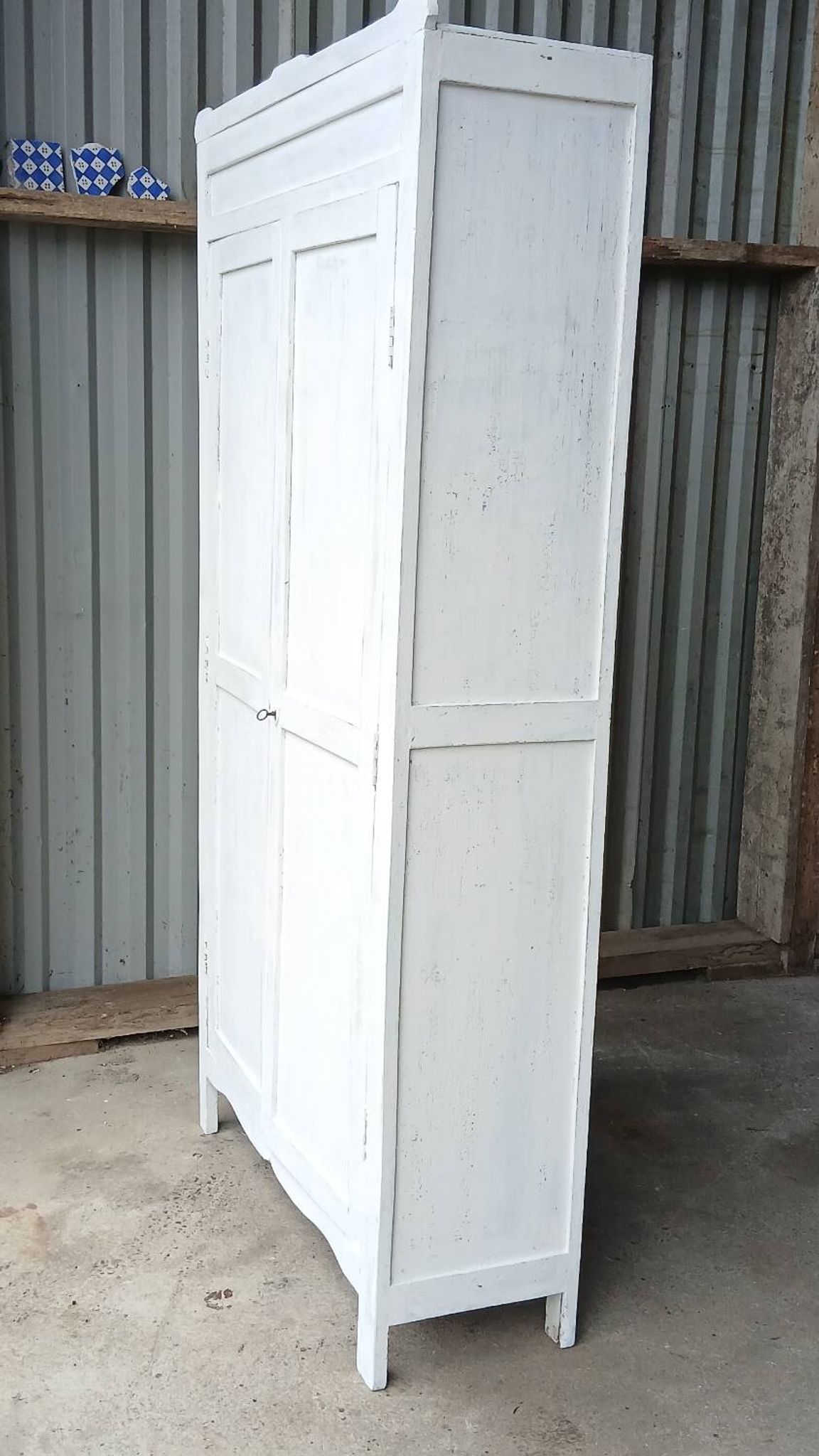 White Parisian wardrobe