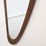 Vintage teak mirror