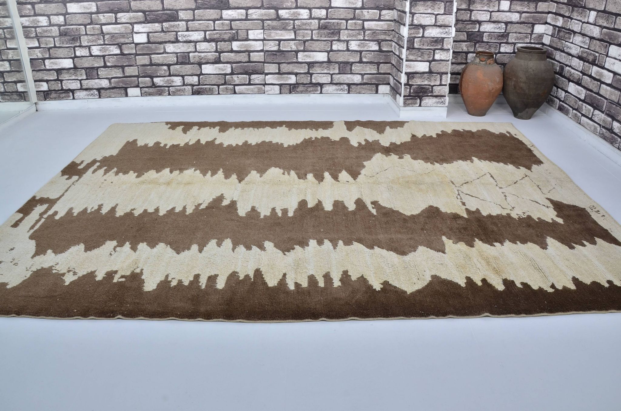 Tapis décoratif en chanvre pour la maison, référence 3002