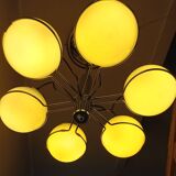 Italian Targetti Sankey chandelier from the 70s