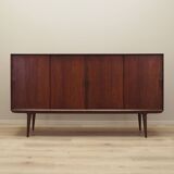 Buffet haut en palissandre, design danois, années 1970, fabricant : Omann Jun