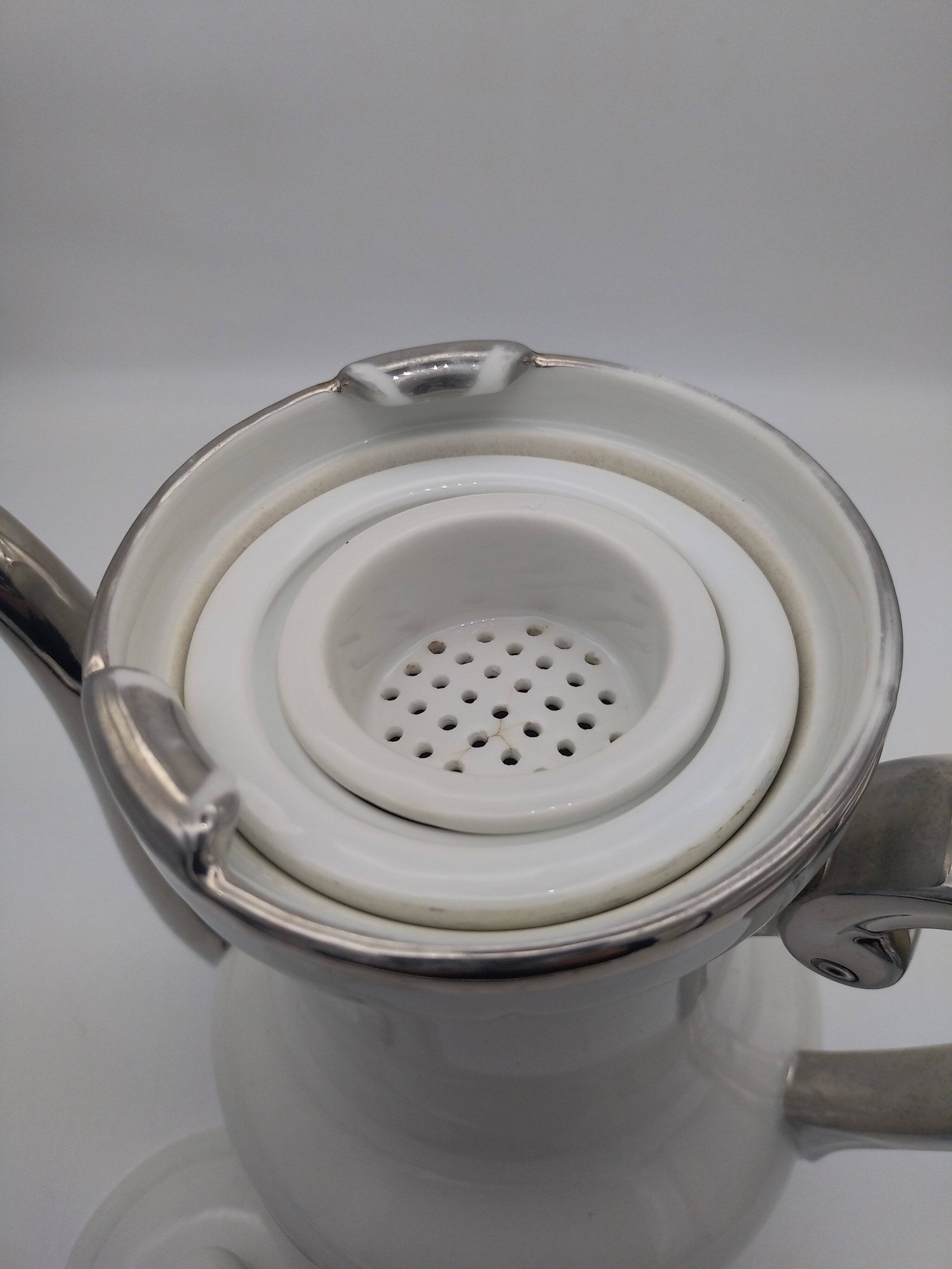 Teapot Coffee Maker Aluminite Frugier Limoges.