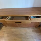 Buffet vintage Maison Regain en orme massif, 1970