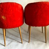 Pair of chairs red rug