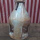 Vintage stoneware photophore to hang or install