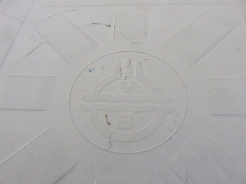 Underside " acapulco " villeroy & boch 70s