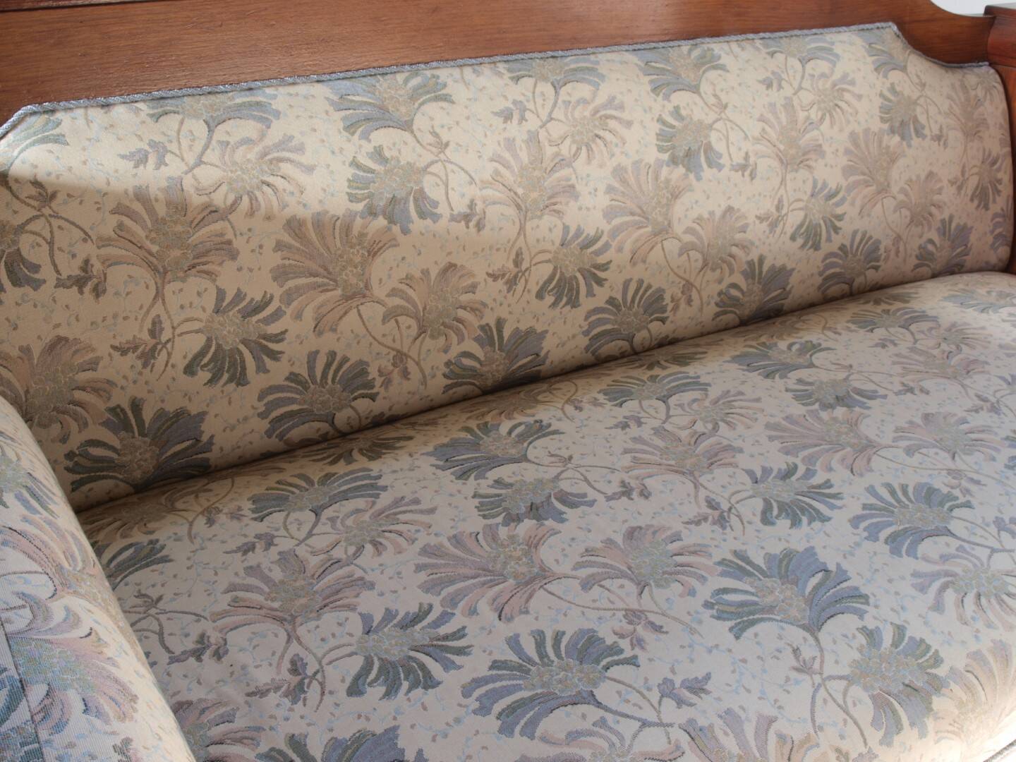 Vintage Oak Sofa / Couch, Antique Empire Danish Craftmanship 1880-1910s
