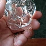 Pair of Daum crystal salt cellars