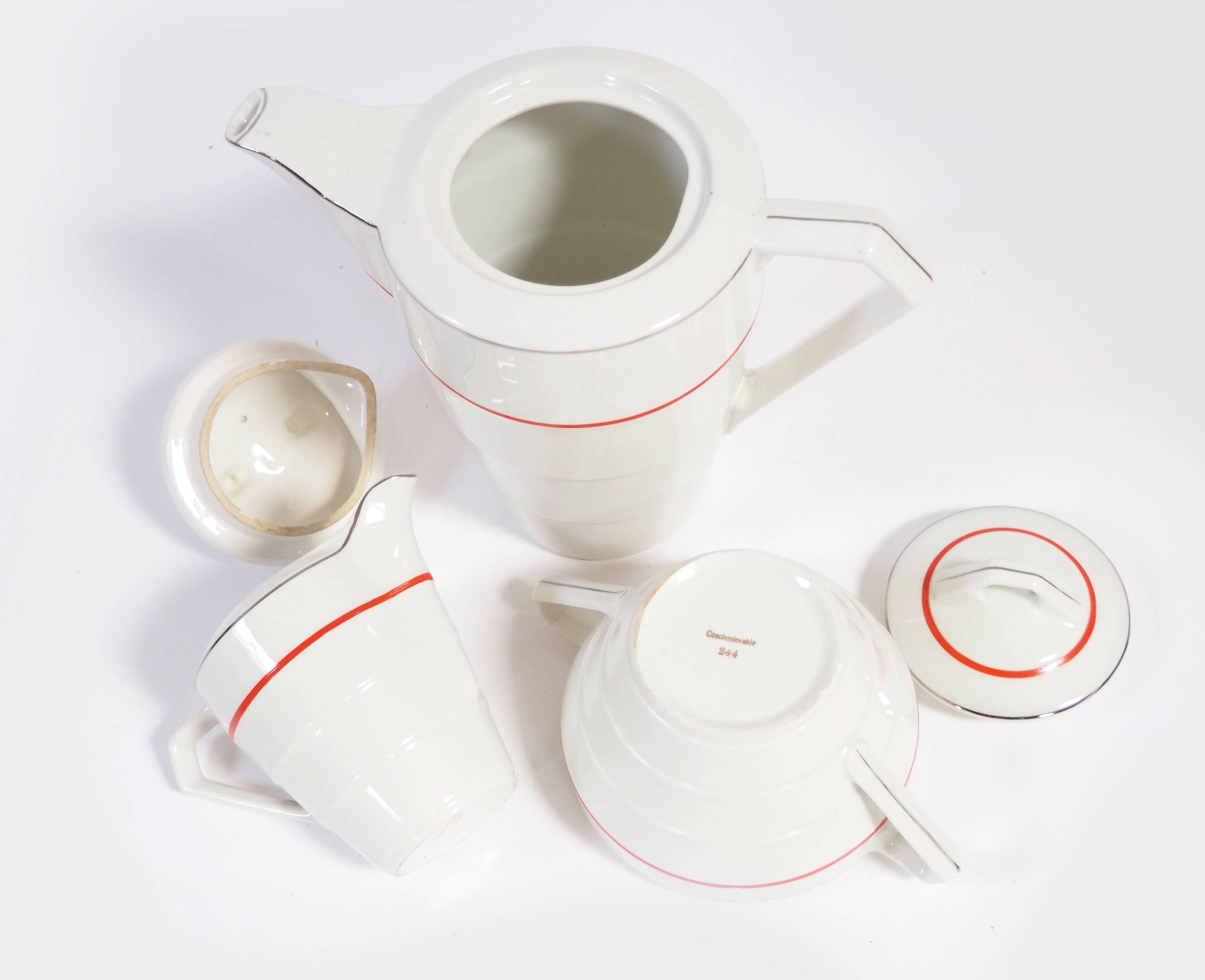 Art deco coffee service